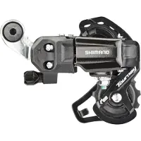 Shimano Tourney RD-TY21-B Achterderailleur - 6-Speed - Korte Kooi (SS) - Zwart