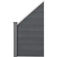Neu.holz HKC Schuttingpaneel schuin - grijs