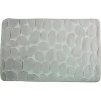 MSV Badmat Antislip – Zachte Absorberend Badkamer Mat met Kiezelsteenmotief – Badmatten voor Douche en Bad