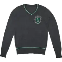 PAN Vision Danmark A/S Unisex, Springer, Harry Potter - Slytherin - Grijs Gebreide Trui - Klein, Grijs, (S)