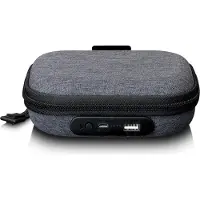 Lenco Koffer met ingebouwde powerbank Grijs - PBC-20GY