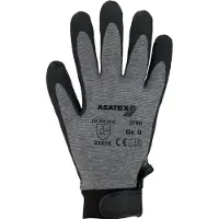 Asatex Handschoen | maat 11 grijs | EN 388 PSA-categorie II | katoen/elastan | 12 paar - 3790/11 3790/11