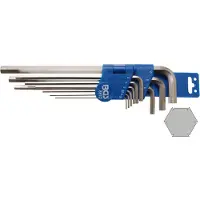 Bgs Speciale hoeksleutelset Inbus 1,5 - 10 mm 9 stuks.