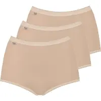 Sloggi 3P Basic Maxi Beige katoen 50 Dames