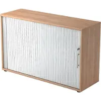 Hjh OFFICE PRO BETA 1732S - Walnoot Rail handvat (kunststof)
