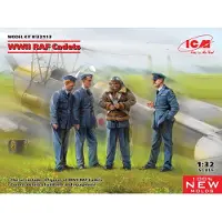 ICM Modelbouwpakket Militaire voertuigen - 32113 WWII RAF Cadets - Figures Plastic - 1:32 - Modelbouw