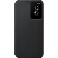 Samsung Smart Clear View Cover (Galaxy S22+), Smartphonehoes, Zwart
