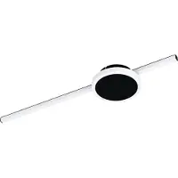 Eglo Zwarte led plafondlamp Sarginto