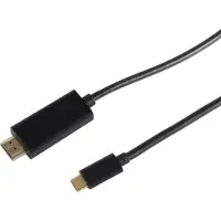 S-Impuls USB-C naar HDMI 4K 60Hz kabel / zwart - 1,8 meter