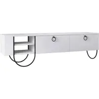 Skye Decor TV-meubel Norfolk | spaanplaat wit 150x36x44 cm tv-meubels | NADUVI