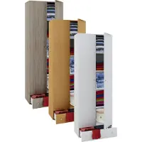 Hioshop Vandol I Universele kast 2 deuren en 1 lade Sonoma eiken decor.