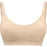 Medela Keep Cool Ultra bh - Naadloze voedingsbh - Zwangerschapsbh met 6 ademende zones - Soft Touchmateriaal – Comfortabel en ondersteunend - Chai - Maat M