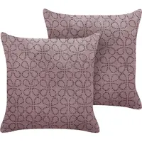 Beliani Decoratieve kussens, LARKSPUR (45 x 45 cm)