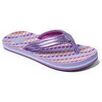 Reef KIDS AHI LAVENDER HEARTS Slippers | Maat 2 Meisjes Paars