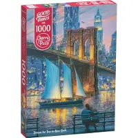 TIMARO Puzzel van 1000 stukjes, "Droom voor Twee" in New York, merk Cherry Pazzi, artikelnummer 30288