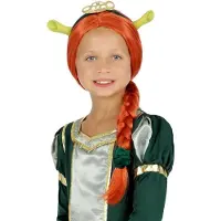 Smiffys - Shrek Princess Fiona Pruik Kinderen - Oranje/Oranje