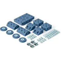Modu Träumer Set - 34 Teile - 70x40x20 cm - Deep Blue/Sky Blue - - One Size - Motorik Tiere