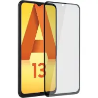 Akashi , Tempered Glass Screenprotector Geschikt voor Samsung Galaxy A13 4G, Zwart