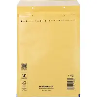 Schäfer Shop Pure Luchtkussenenvelop, goudgeel, 100 st., 230 x 340 mm (A4), 250x350 mm