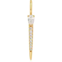 Ania Haie AH NC048-30G Pop Charms Dames Hanger - Fantasie - Sieraad - Zilver - Goudkleurig - 925 Zilver - 2 mm breed - 17 mm lang