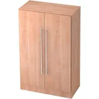 Hammerbacher Matrix Kast Gemelamineerde spaanplaat 2 Planken 800 x 420 x 1.270 mm Walnoot Bruin
