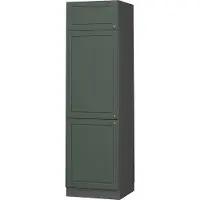 Vicco Fame-Line Koelkast ombouwkast – 60 cm Groen-Goud Landhuis