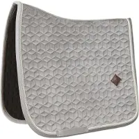 Kentucky Horsewear Horsewear - Zadeldek - Zadeldoek - Basic Velvet - Dressuur - Cob - Beige