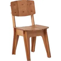 SoBuy HFST01-B Ergonomische Designstoel – Stijlvolle Houten Eetkamer- en Bureaustoel in Blauw