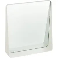 J-Line Wall mirror square metal/glass white