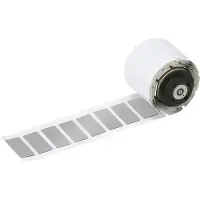 Brady M6-02-7593-SL polyester labels zilver | 27 mm x 12,45 mm (origineel)