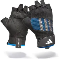 Adidas Performance training handschoenen blauw M