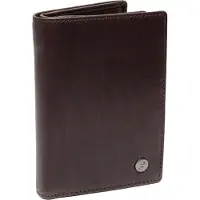 The Chesterfield Brand Leer portemonnee Manerba Wallet Brown donkerbruin