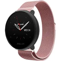 Strap-it Luxe Milanese bandje - geschikt voor Polar Ignite / Ignite 2 / Ignite 3 / Unite / Pacer - roze