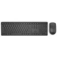 Dell KM636 Toetsenbord en muis set (Eng. Int., Bedraad), Toetsenbord, Zwart