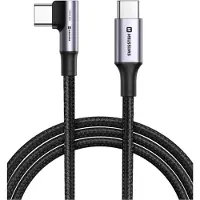 Swissten USB-C kabel voor dataoverdracht, opladen van laptops en telefoons, 5A, 100W, merk