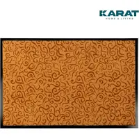 Karat Deurmat Brasilia - Wasbare & Krachtige Vuilvangmat - Beige 90 x 120 cm - Voor Binnen & Buiten - Vuilafstotende Mat met Antislip Achterkant - Verkrijgbaar in 4 Kleuren & 3 Maten