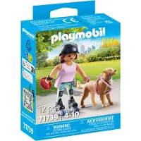 Playmobil My Life - Schaatser met Retriever - Dynamische duo - 71739