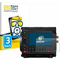 BROTECT Screenprotector 3 Stuks voor Blackmagic Design Pyxis 6K 4" Beschermglas transparant