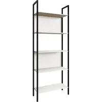 VCM Flakos5 wandkast 5 planken wit.