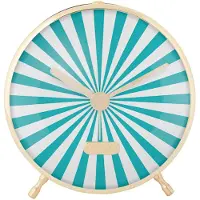 Karlsson Wekker Candy Swirl - Blauw - 12.5x3.7x12.5cm - Modern - Wekker voor slaapkamer - Wekkers