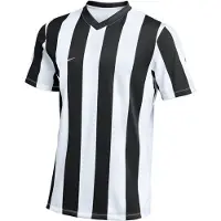 Nike Striped Division V Voetbalshirt Wit Zwart