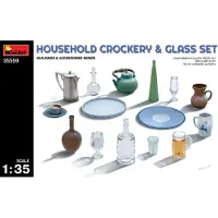 MiniArt - Household Crockery & Glass Set (Min35559) - modelbouwsets, hobbybouwspeelgoed voor kinderen, modelverf en accessoires