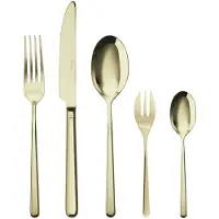 Sambonet Bestekset Linear Mirror PVD Champagne (30-Delig)