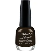 Faby nagellak Don't Panic dames 15 ml vegan zwart