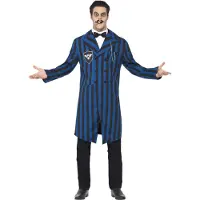 Smiffys Duke of the Manor kostuum (zwart, blauw, wit, M)