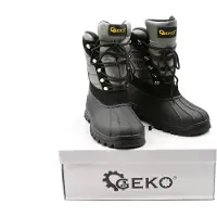 GEKO Winterlaarzen - Waterdicht - Antislip - Maat 39-46 - Zwart