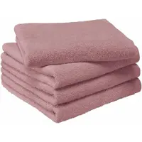 MOODIT Handdoek Troy 50 x 100 cm Vieux Rose (Set van 4)