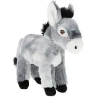 Keel Toys Keel Eco - Dierenknuffel - Ezel - Donkey - Grijs - 20 cm