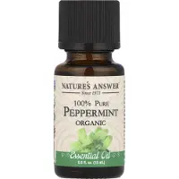 Natures Answer - 100% Biologische Pepermunt Etherische Olie - 15 ml