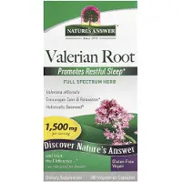 Natures Answer - Valeriaanwortel, 1500 mg - 180 vegetarische capsules